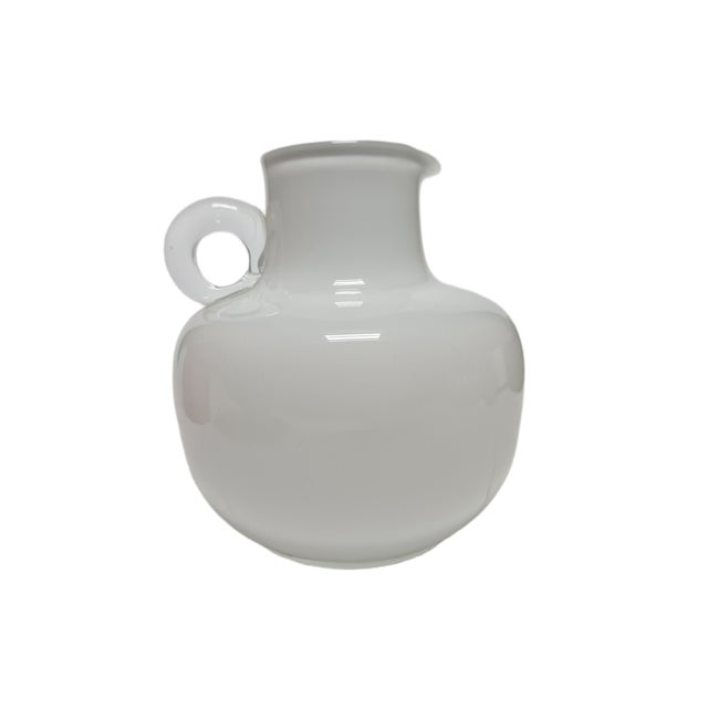 Postmodern Jug from Tarnowiec Glassworks, Poland, 1970s, in Very Good conditions. Designed 1970 to 1979 This piece has an...