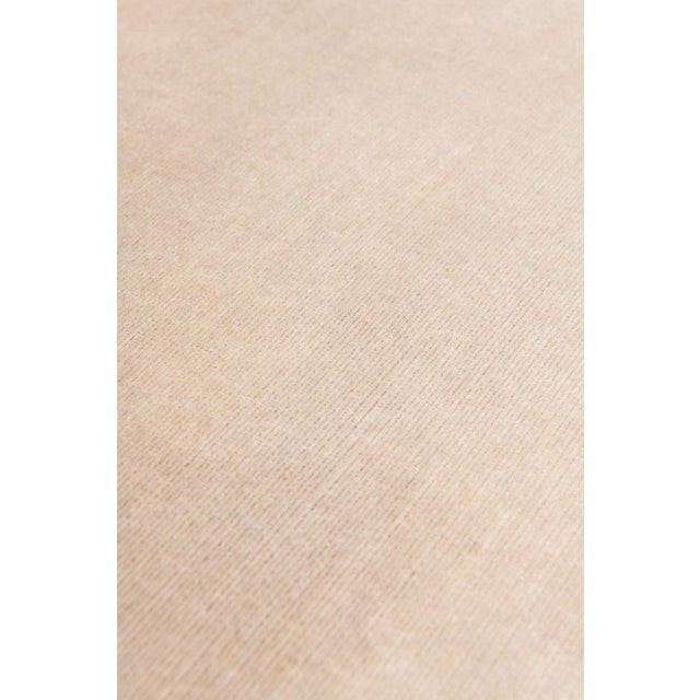 Beige Set of Easy Chairs in Ash Legs with Velvet Mohair attributed to Flemming Lassen, 1940s For Sale - Image 8 of 11