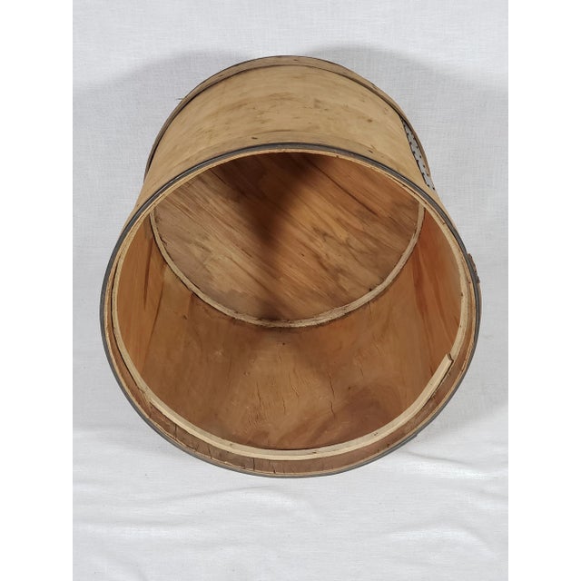 Very Large Antique Wood Shipping Boxes From "National Grinding Wheel Co" of Tonawanda N.Y. - a Pair For Sale In Baltimore - Image 6 of 9