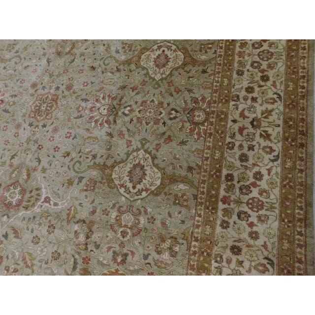 Hand Knotted Rug in Soft Color. For Sale - Image 9 of 18