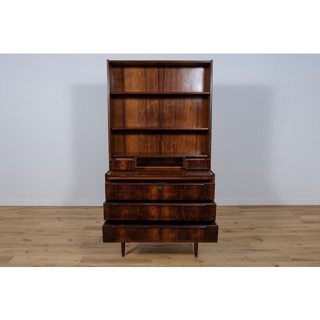 Mid-Century Rosewood Shelf with Pull-Out Top, 1960s For Sale - Image 10 of 18