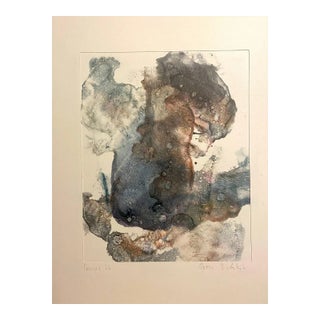 Peter Dischleit - Abstract Composition - Ink and Watercolor on Paper - 1973 For Sale