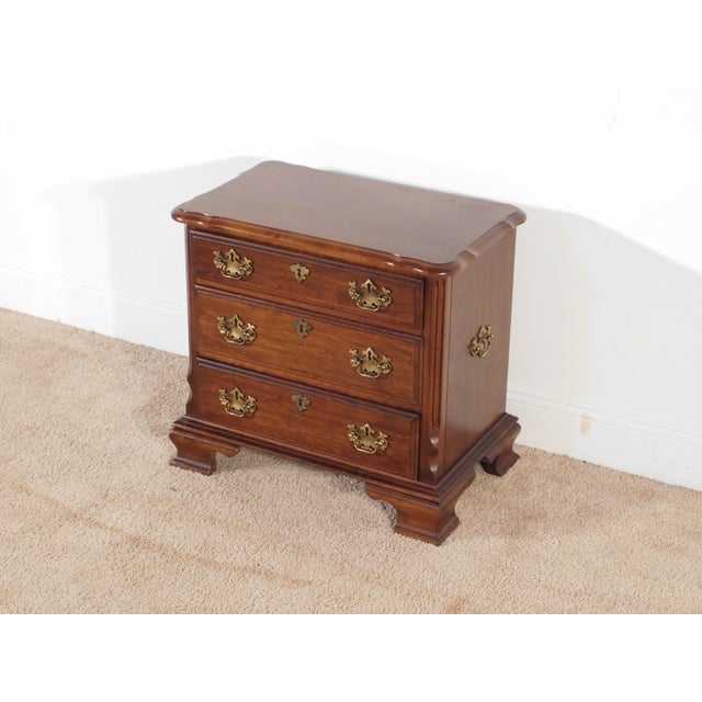 Pennsylvania House Solid Dark Cherry 3-Drawer Bachelor's Chest Nightstand Gorgeous Pennsylvania House Solid Dark Cherry...
