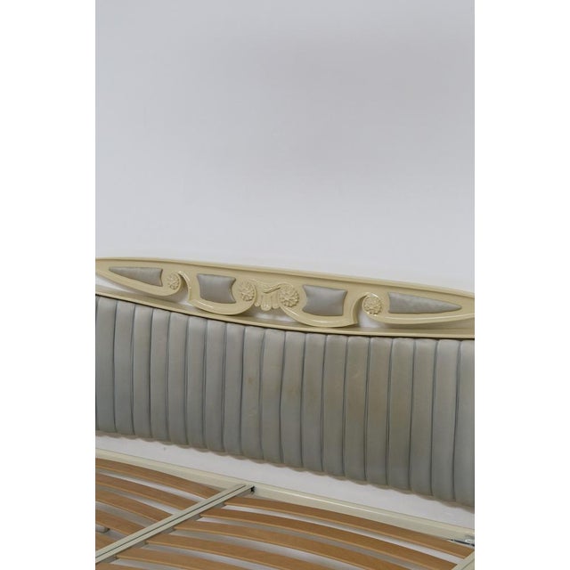 Italian Bed by Giovanni Gariboldi for Gina Lollobrigida, 1950s For Sale - Image 9 of 16