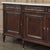 Auburn French Louis XVI Style Carrara Marble Top Mahogany Four Door Buffet For Sale - Image 8 of 18