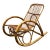 Vintage MCM Franco Albini Rattan Rocking Chair For Sale