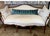 Blue Velvet Lumbar Pillow With Silk Backing For Sale In Nashville - Image 6 of 7
