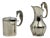 1960s Los Castillo Seahorse Silver Plate Creamer & Sugar Set For Sale
