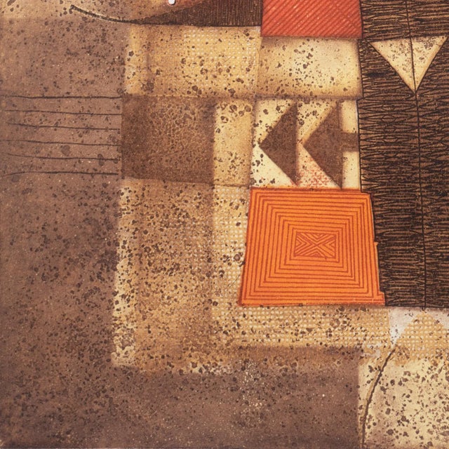 'Metamorfosi, 1977' by Diana Hansen, Geometric Abstract, Berkeley, Rome, Native American, Navajo, Hopi For Sale In Monterey, CA - Image 6 of 11
