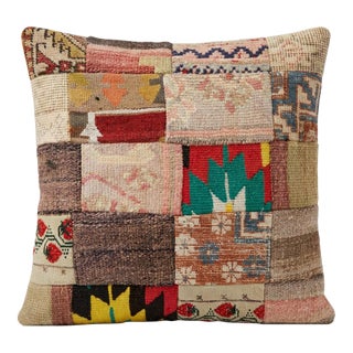 Hand Woven Kilim Pillow Cover 19'' X 20'' For Sale