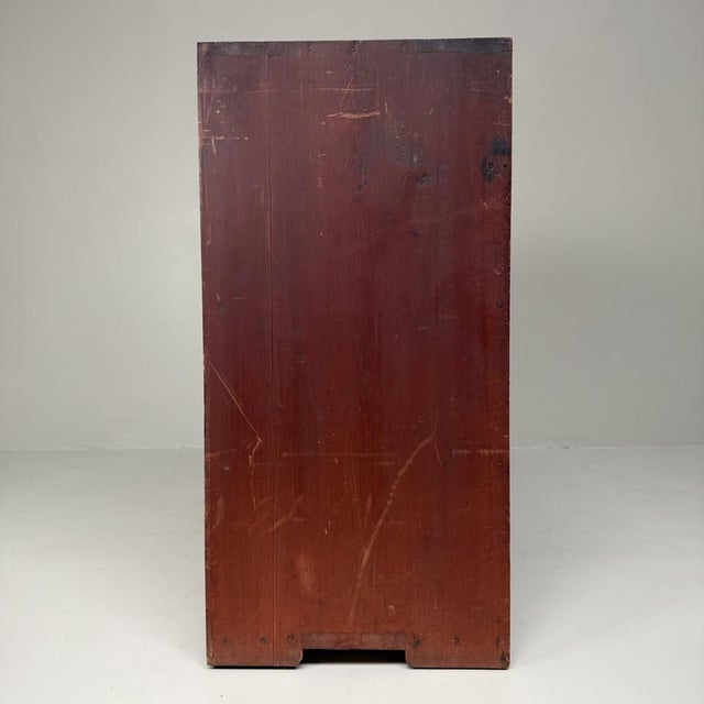 Authentic Japanese Tansu Storage Chest with 5 Drawers, 1900s For Sale - Image 9 of 13