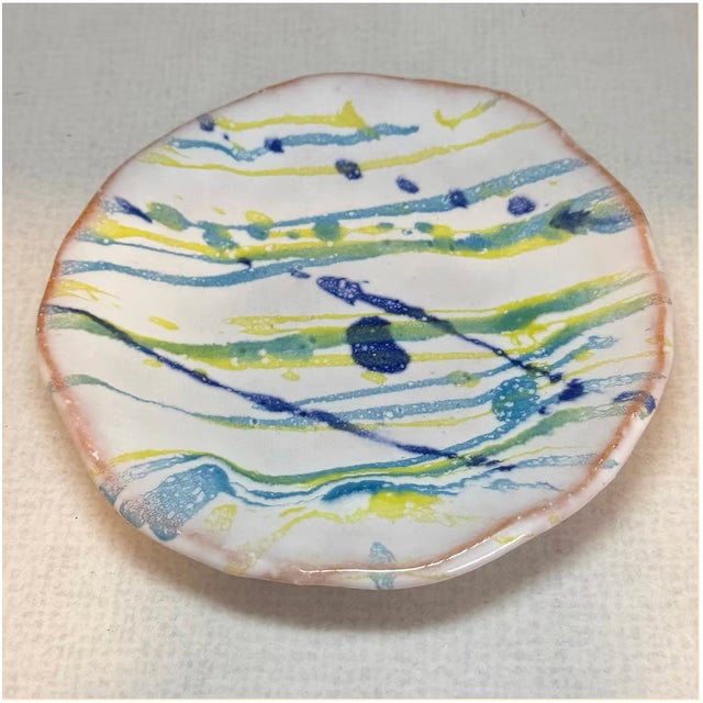 Contemporary Japanese Hagi Ware Plates Selected by Renaras, Set of 6 For Sale - Image 3 of 8