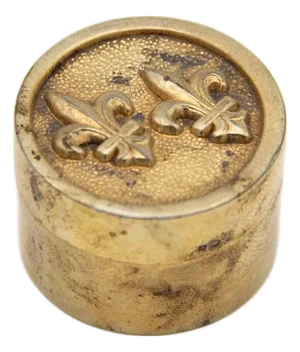 Cylindrical Shaped Pill Box in Gold Silver