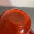 Glass Large Mid-Century Blenko Attributed Orange Crackle Glass Bowl For Sale - Image 7 of 10