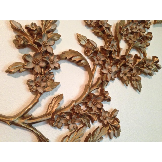 Mid Century Syroco Birds Dogwood Wall Decor Chairish