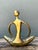 Late 20th Century Vintage Brass Abstract Figure For Sale - Image 5 of 12