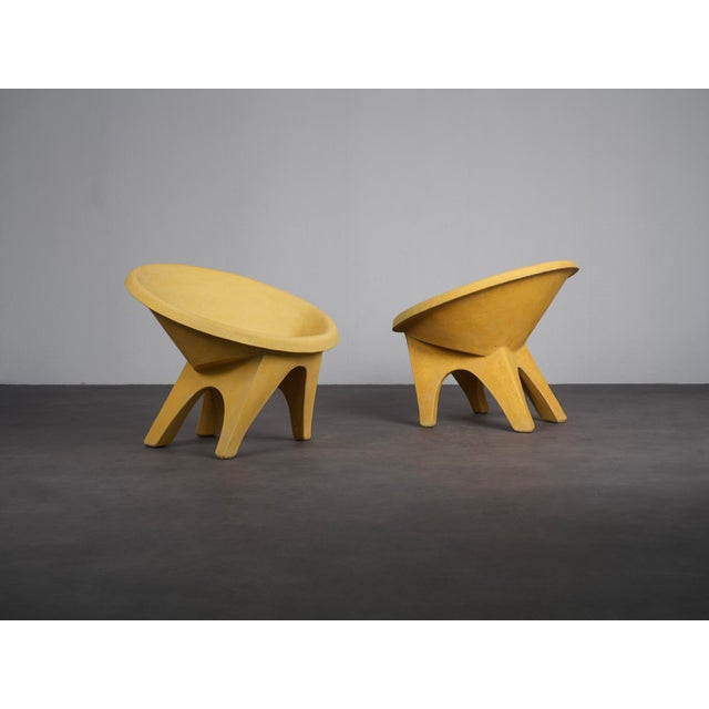 Sculptural Concrete Sphere Lounge Chairs, Italy, 1960s, Set of 2 For Sale - Image 11 of 11