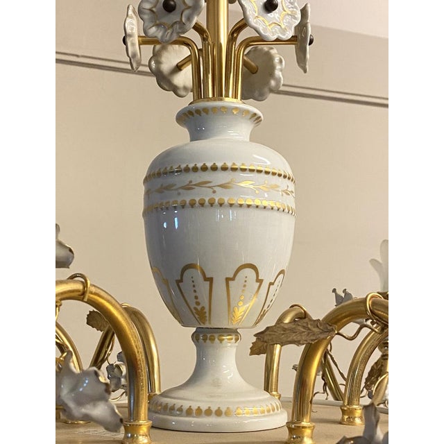 Porcelain Chandeliers by Giulia Mangani, 2000, Set of 2 For Sale - Image 5 of 18