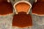 Antique French Louis XV Style Painted Dining Chairs in Rust Fabric - Set of 6 For Sale - Image 4 of 18