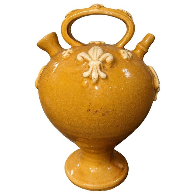 Glazed Terracotta Water Jug ​, 1800s For Sale - Image 9 of 9