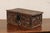 Coffee 18th C. Spanish Colonial Carved-Wood Trunk For Sale - Image 8 of 10