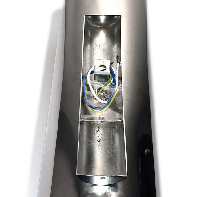 Cylindrical Chrome Wall Lamp attributed to Staff Leuchten, Germany, 1970s, Set of 2 For Sale - Image 6 of 8