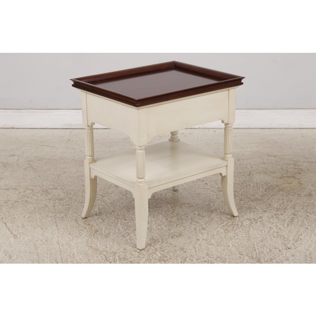 Pair of Hickory Chair 1 Drawer Mariette Himes Gomez Nightstands For Sale - Image 16 of 18