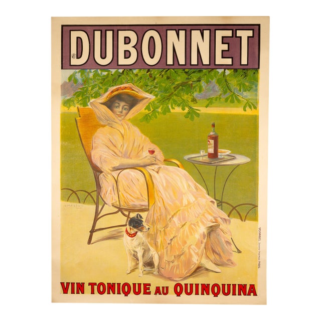 Dubonnet — Vin Tonique Au Quinquina — Claire Masson — 1908 For Sale