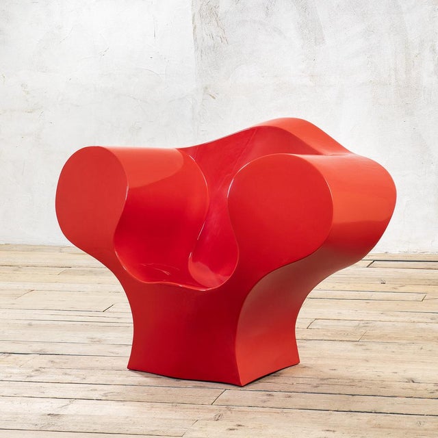 Red The Big Easy Chair by Ron Arad from Moroso, 1991 For Sale - Image 8 of 8