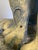 Vintage Jeanne Valentine Oversized Blue Papier-Mâché Cat Sculpture For Sale - Image 9 of 13
