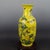 Chinese Ceramic Qing Dynasty Qianlong Marked Yellow Ground Crackle Glaze Porcelain Vase Hand Painted Figures Pattern For Sale - Image 4 of 6