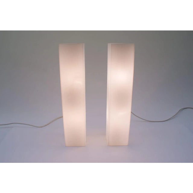 Contemporary Large German Opaline Glass Sconces from Staff , 1960s, Set of 2 For Sale - Image 3 of 18
