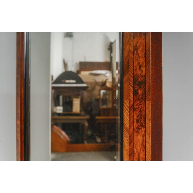 Antique Wall Mirror in Walnut, 1800s For Sale - Image 13 of 14