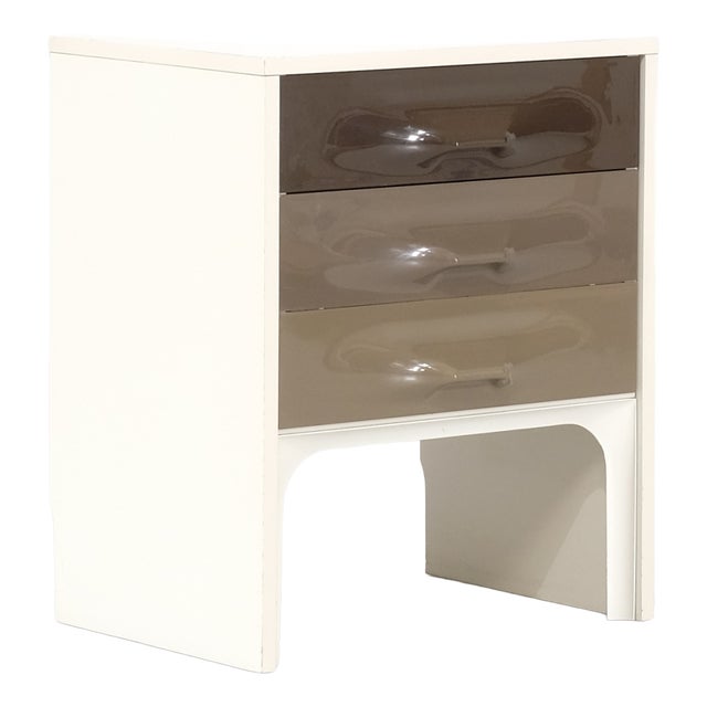 DF2000 Bedside Table by Raymond Loewy for Doubinsky Frères, France, 1960s For Sale