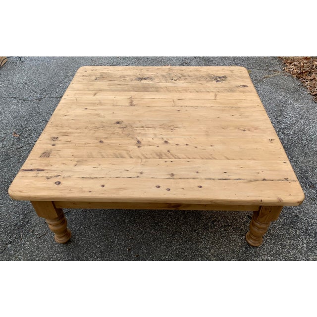 Early 20th Century English Pine Coffee Table Chairish