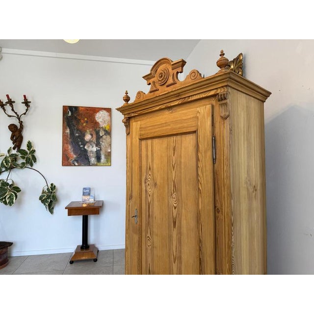 Gründerzeit Farmhouse Wardrobe in Wood For Sale - Image 11 of 17
