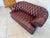 Oxblood Chesterfield Club Sofa For Sale - Image 3 of 13