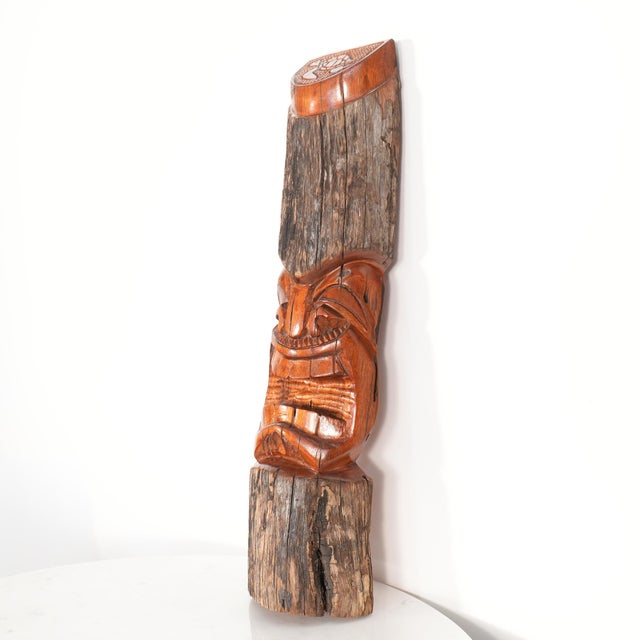 Designer: Leo - Kauai Period: 2019 Style: Hawaiian Materials: Koa Wood Dimensions: 24" H x 6" W x 3/4 " D This is a heavy,...