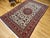 Vintage Persian Isfahan Rug, Hand-Knotted Wool, Floral Pattern, Ivory & Red, 7x11 For Sale - Image 4 of 18