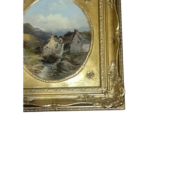 19th Century 19th Century River Landscape Painting Attributed to Thomas Creswick-North Wales. For Sale - Image 5 of 5