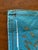 Mid-Century Modern Vintage Vera Neumann Pure Silk Scarf, Turquoise and Bronze Botanical Print, Signed Vera, 16" X 16" For Sale - Image 3 of 6