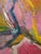 Lovely mid-century modern Oil on canvas signed painting 1968. Beautiful colors and composition.
