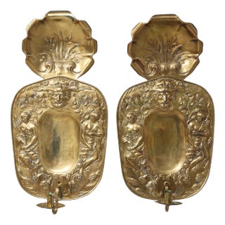 Brass Blakers, 1900s, Set of 2 For Sale