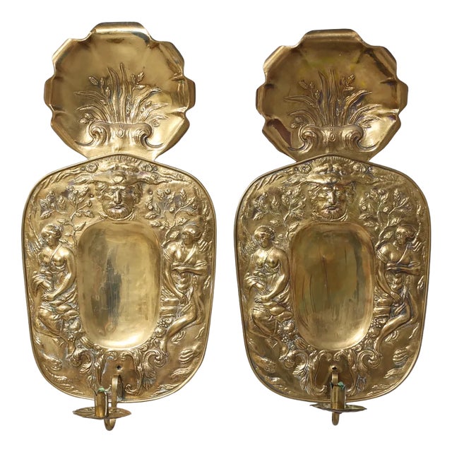 Brass Blakers, 1900s, Set of 2 For Sale