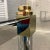 1980s Mid-Century Modern Chrome & Brass Tiered Glass End Table For Sale - Image 12 of 13