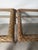 1970's Vintage Coastal Organic Whitewashed Rattan & Glass Top End Tables – A Pair For Sale - Image 11 of 15