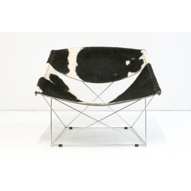 F675 Butterfly Chair in Cowhide by Pierre Paulin for Artifort For Sale - Image 13 of 13