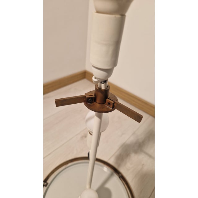 LT316 Sfumata Totem Floor Lamp in Sfumate Murano Glass, Brass and Metal by Carlo Nason for AV Mazzega, 1980s For Sale - Image 12 of 17