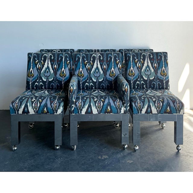 Vintage Boho Paul Evans Cityscape Chrome Dining Chairs - Set of 6 For Sale - Image 11 of 12