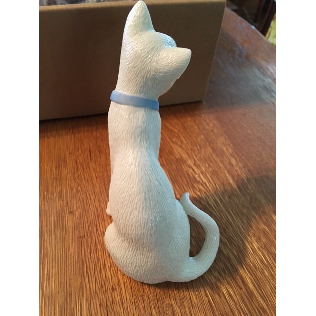 Late 20th Century Lenox Sweet Attraction Cat Figurine For Sale - Image 5 of 6
